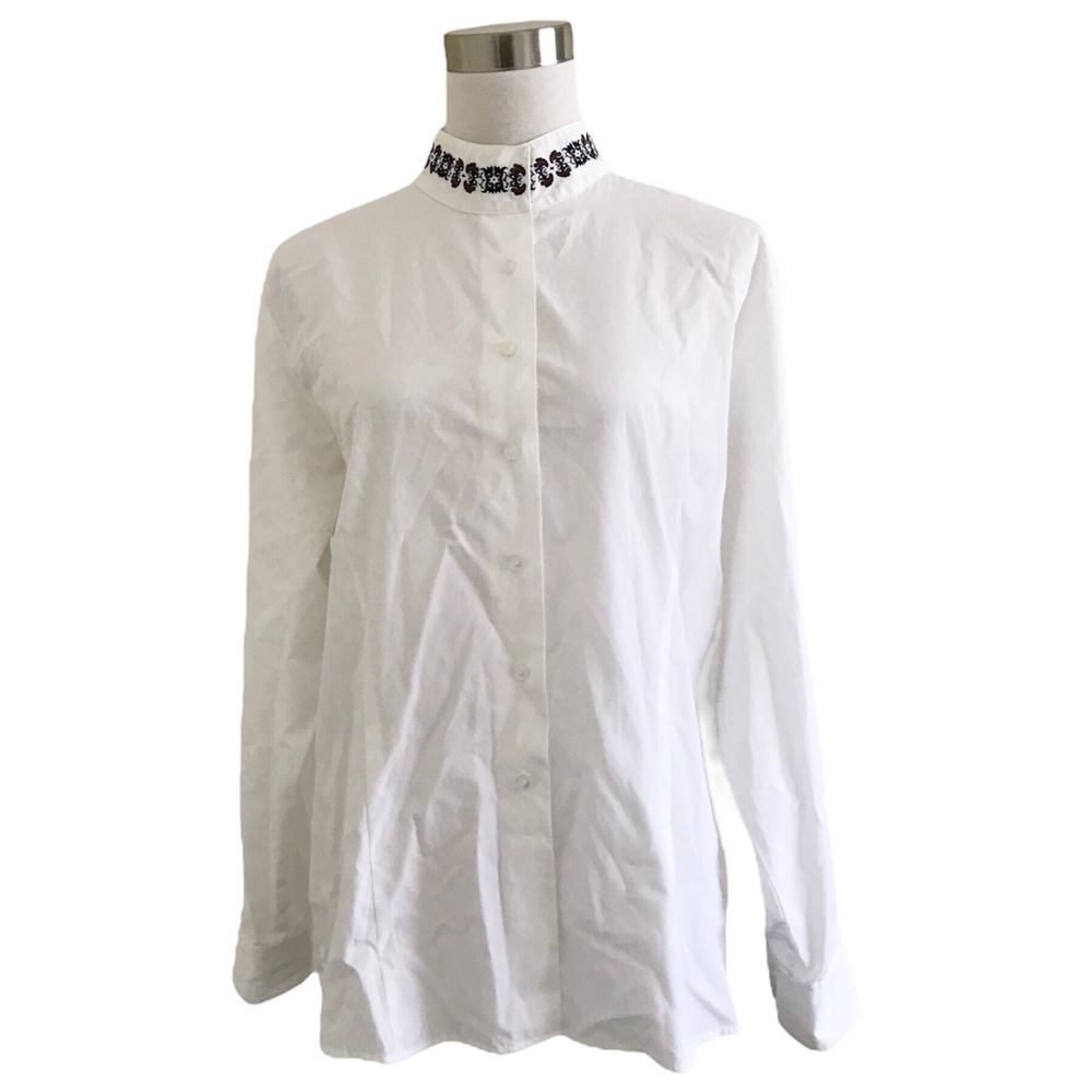 Pendleton Embroidered Collar Button Up Long Sleev… - image 1